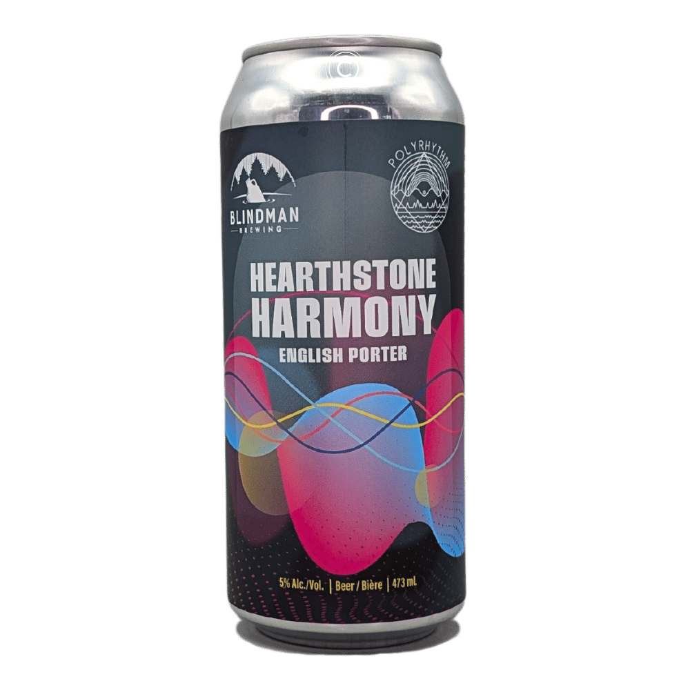 Hearthstone Harmony Porter by Polyrhythm Brewing x Blindman Brewery, beer label