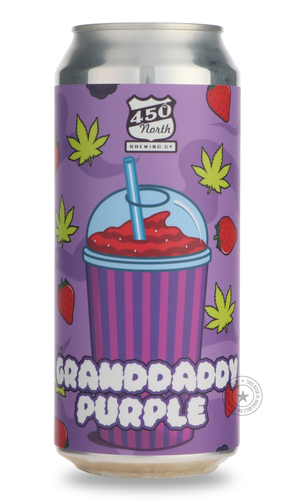 SLUSHY XL: Granddaddy Purple by 450 North Brewing Company, beer label