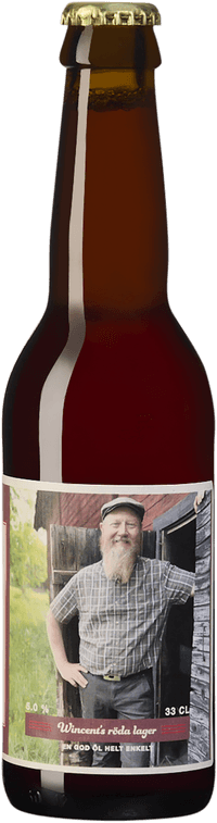 Wincent´s Röda by Fenix Brewery, beer label