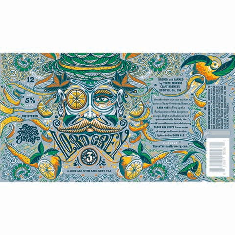 Three Taverns Lord Grey Sour Ale by Three Taverns Craft Brewery, beer label