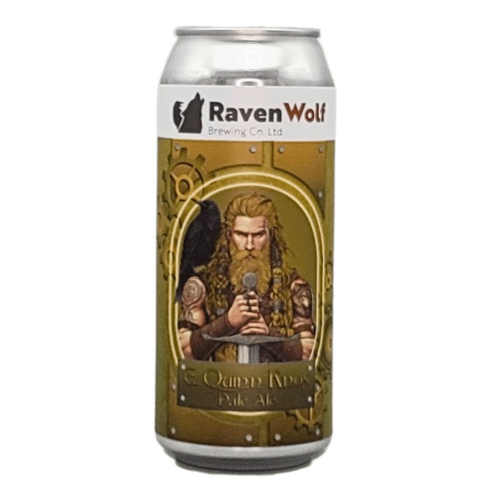 E. Quinn Knox Pale Ale by RavenWolf Brewing Co., beer label
