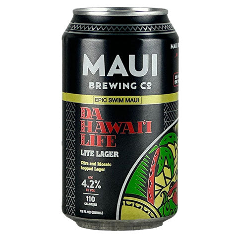 Maui Da Hawaii Life Lager by Maui Brewing Company, beer label