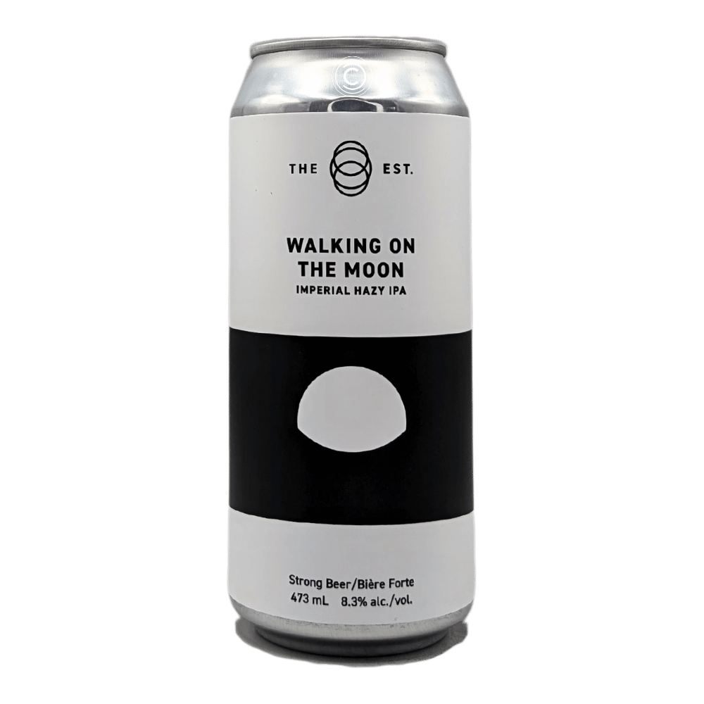 Walking on the Moon Hazy IPA by The Establishment Brewing Company, beer label