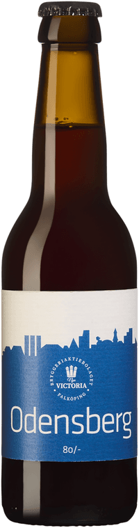 Odensberg 80/- by Bryggeriaktiebolaget Nya Victoria, beer label