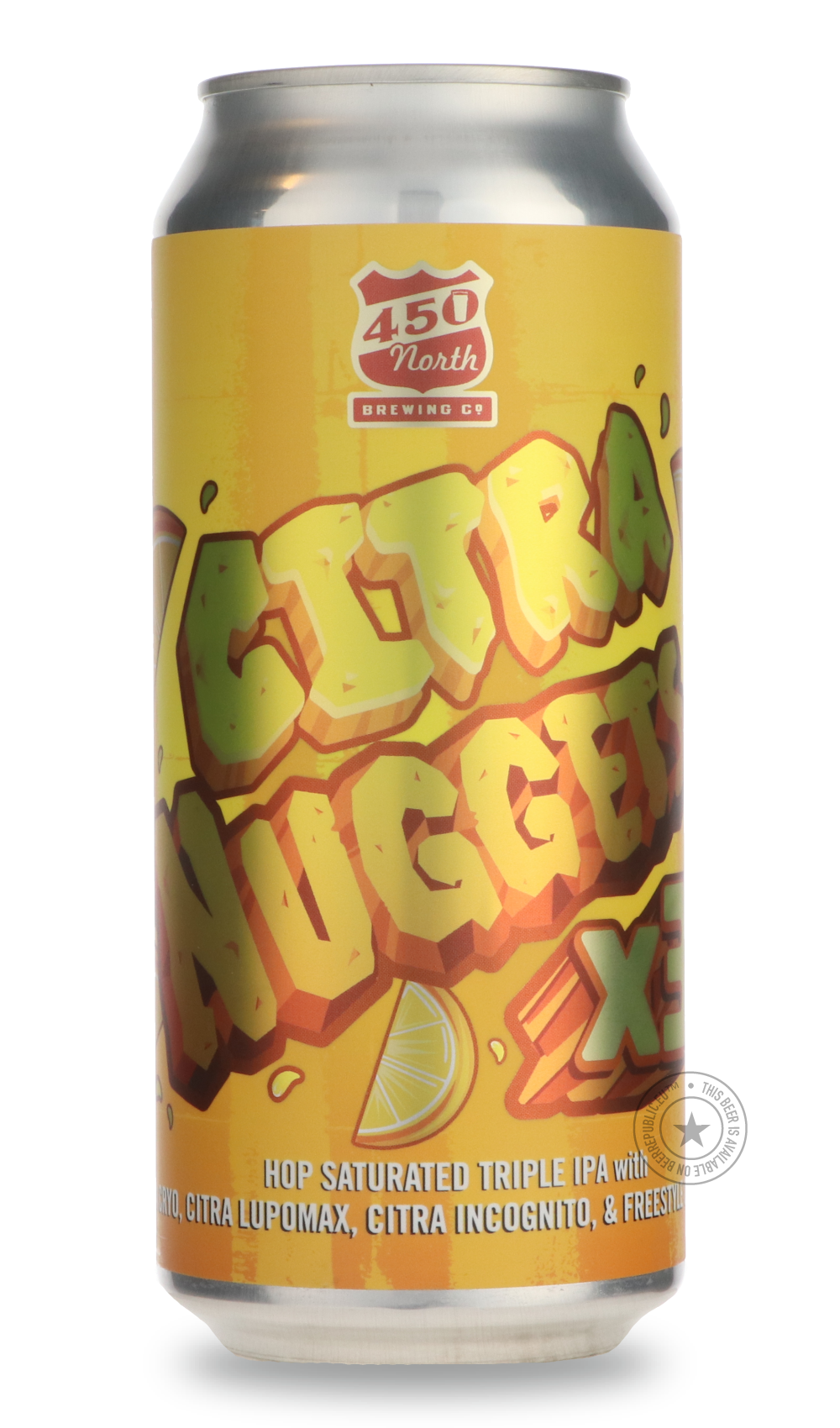 Citra Nuggets X3 by 450 North Brewing Company, beer label