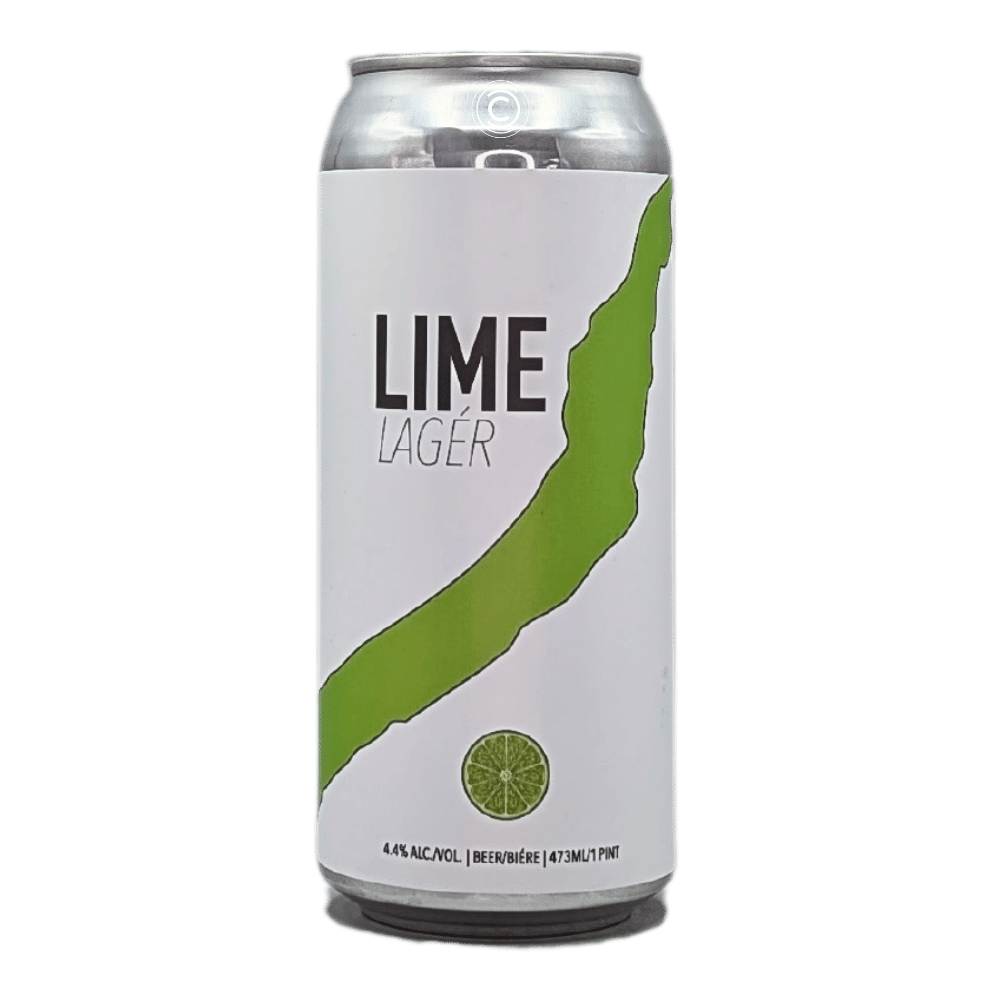 Lime Lager by Sawback Brewing Co., beer label