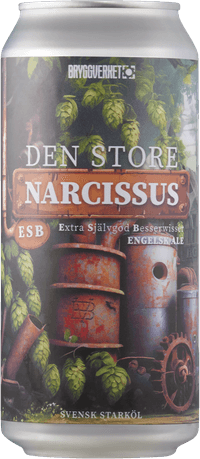 Den Store Narcissius by Bryggverket, beer label