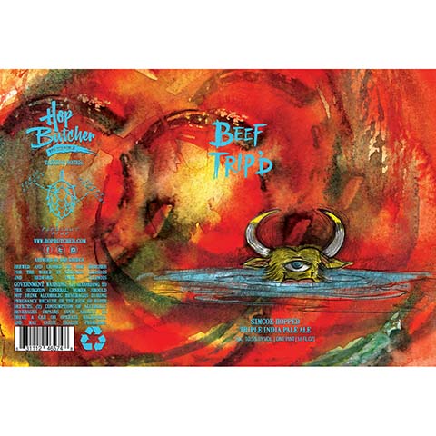 Hop Butcher Beef Trip'd TIPA by Hop Butcher For the World, beer label
