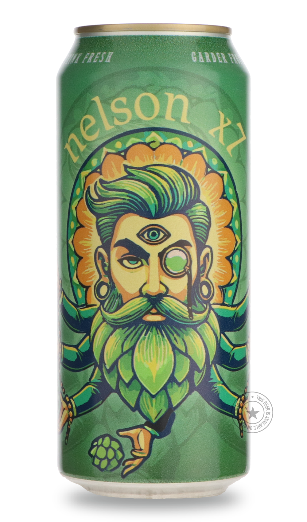 Nelson X7 by Brewskey, beer label