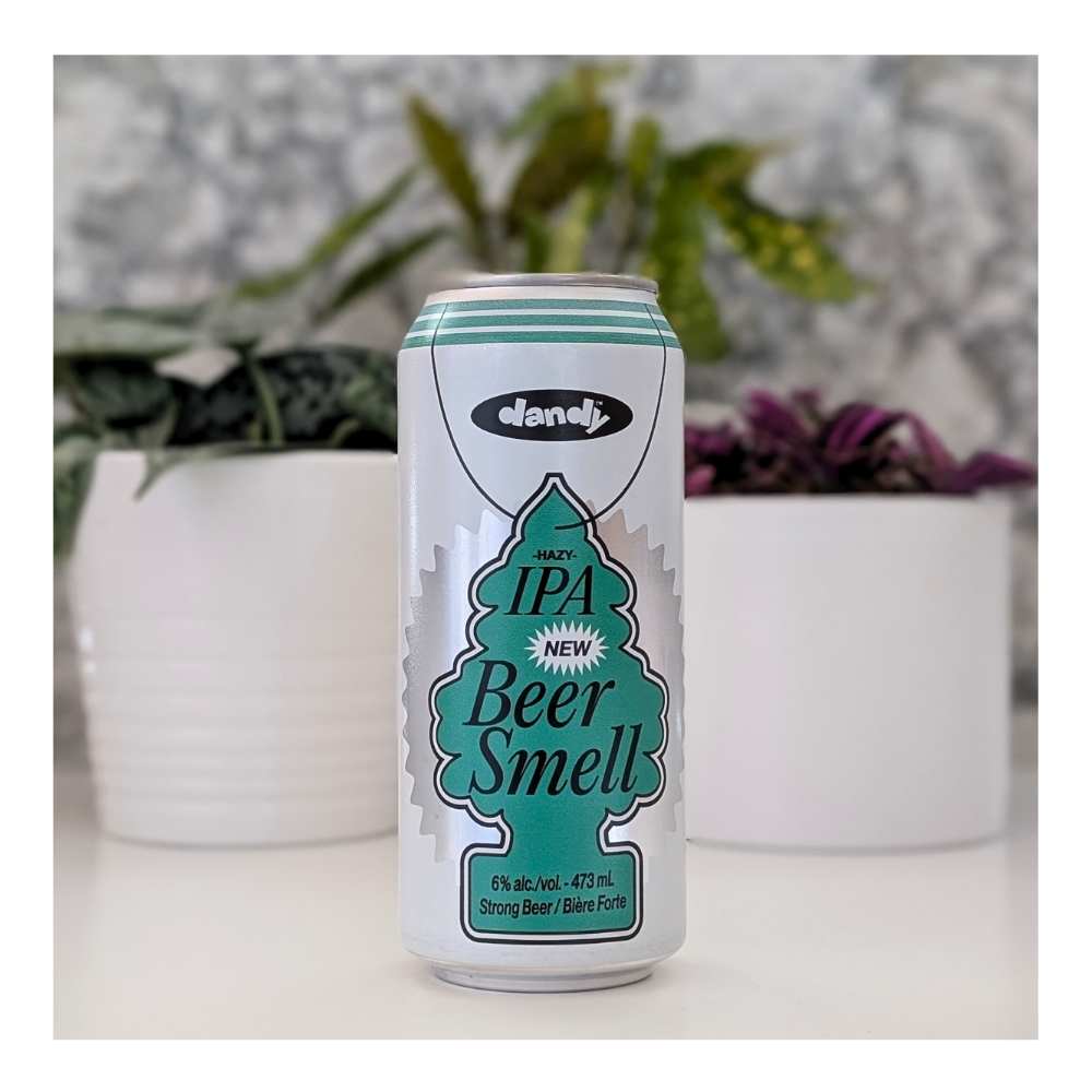 New Beer Smell Hazy IPA by The Dandy Brewing Company, beer label