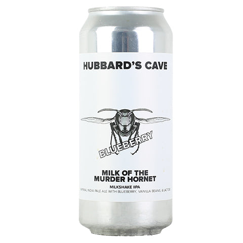 Hubbard's Cave Milk of the Murder Hornet IPA (Blueberry) by Hubbard's Cave, beer label