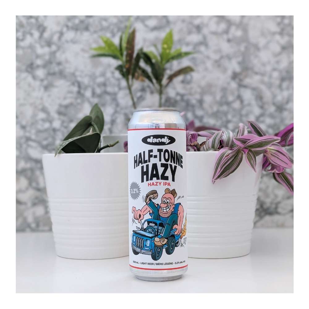 Half Tonne Hazy Pale Ale by The Dandy Brewing Company, beer label