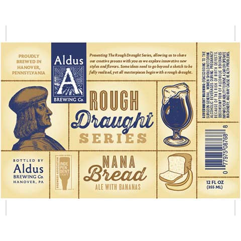 Aldus Rough Draught Series: Nana Bread by Aldus Brewing Company, beer label