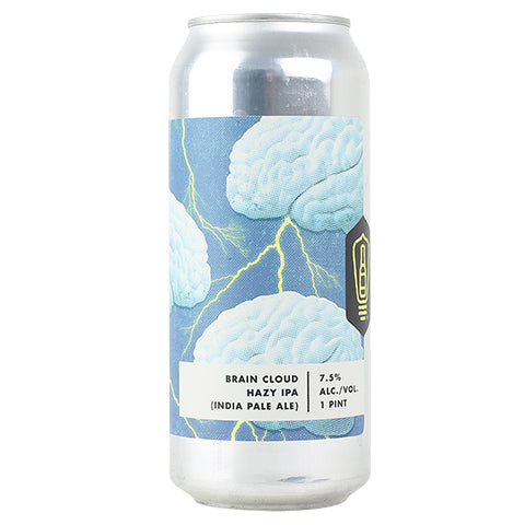 Bottle Logic Brain Cloud Hazy IPA by Bottle Logic Brewing, beer label