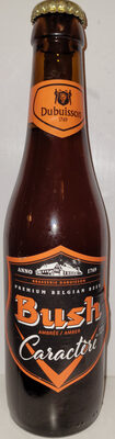 Bush Caractère by Brasserie Dubuisson, beer label