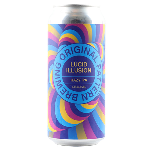 Original Pattern Lucid Illusion Hazy IPA by Original Pattern Brewing Company, beer label