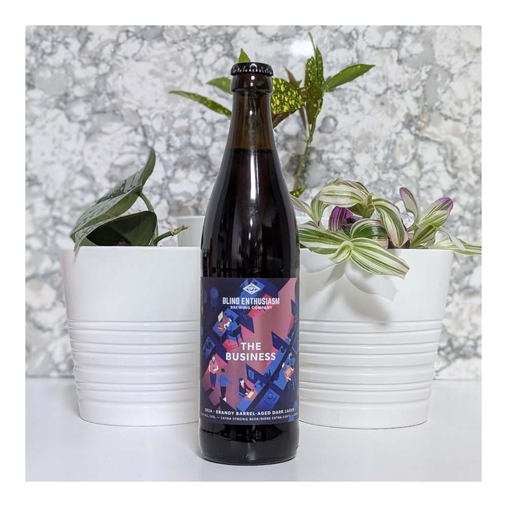 The Business (2024) by Blind Enthusiasm Brewing Company, beer label