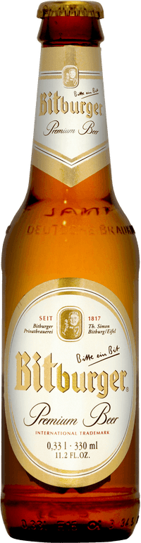 Bitburger Premium by Bitburger Brauerei, beer label