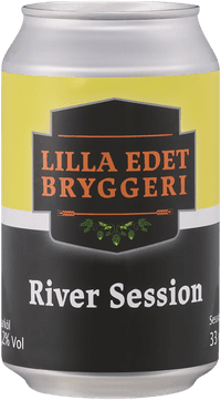 Lilla Edet Bryggeri River by Grästorps bryggeri, beer label