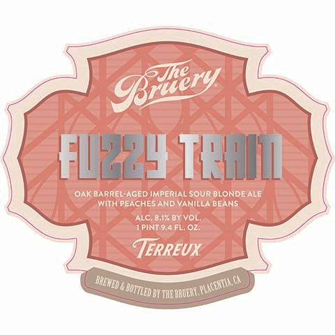 Bruery Fuzzy Train Blonde Ale by The Bruery, beer label