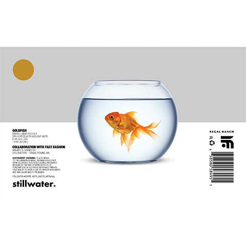 Stillwater Goldfish Bruxellensis Pale Ale by Stillwater Artisanal Ales, beer label