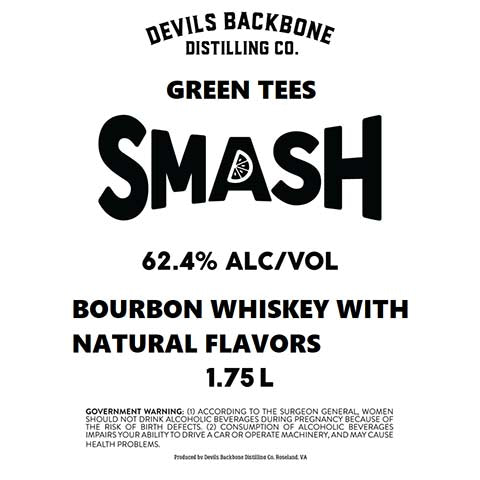 Devil's Backbone Green Tees Smash by Devils Backbone Brewing Company, beer label