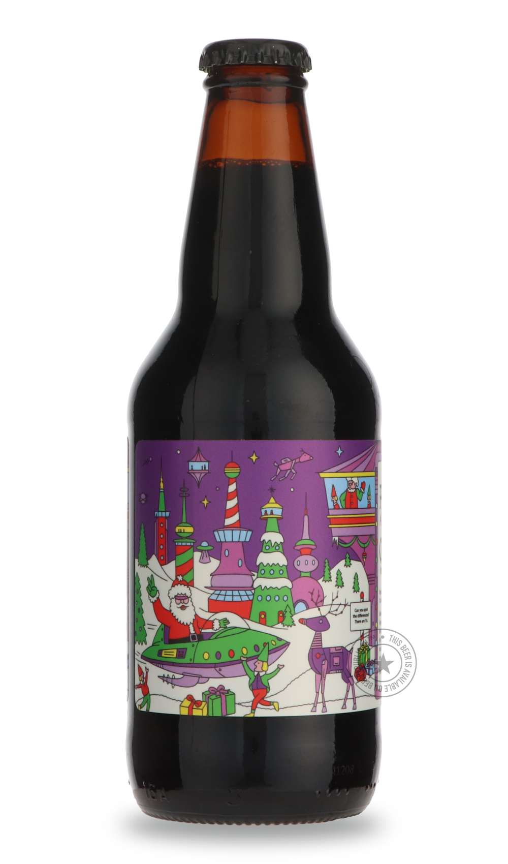 Christmas Bomb! by Prairie, beer label