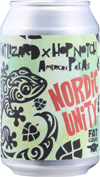 Hop Notch x Fat Lizard Nordic Unity APA by Hop Notch Brewing, beer label