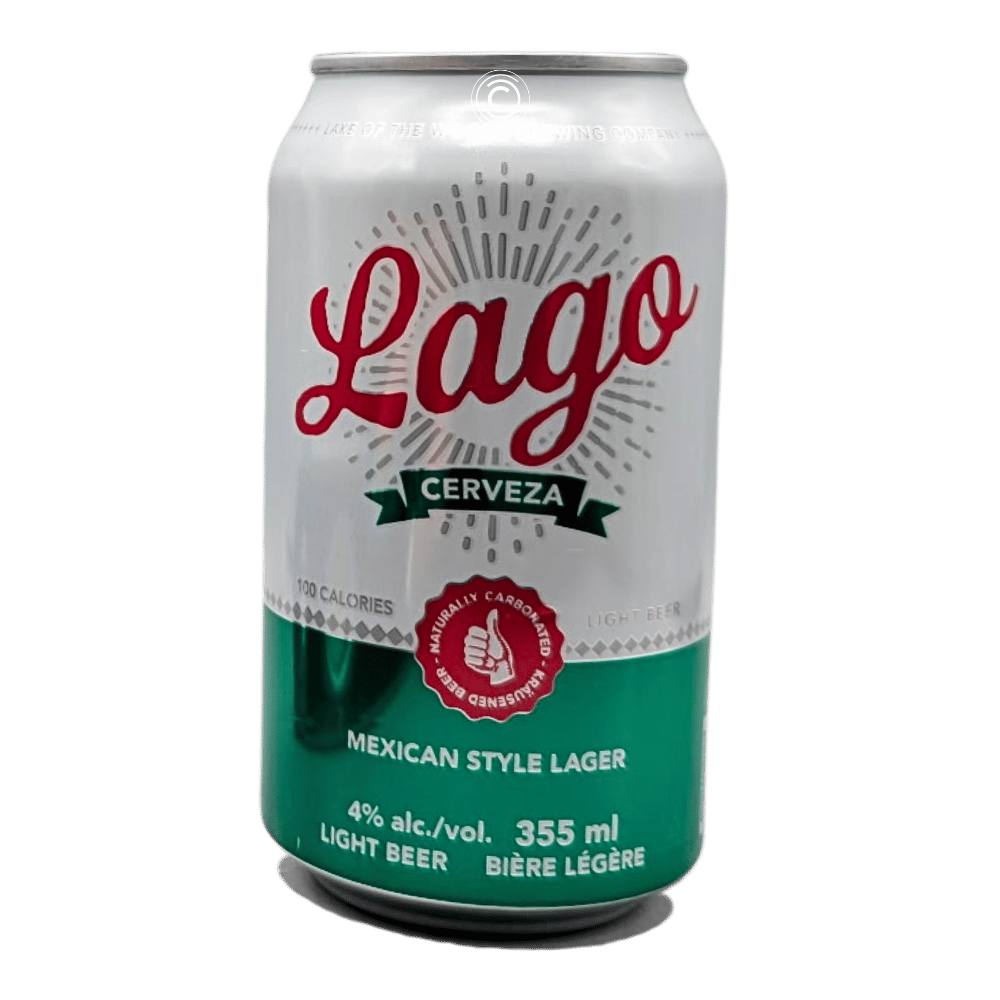 Lago Cerveza Mexican Lager by Lake of the Woods Brewing Company, beer label