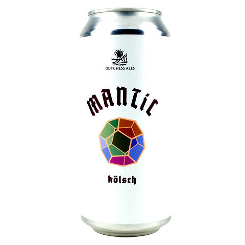 Dutchess Ales Mantic Kolsch by Dutchess Ales, beer label