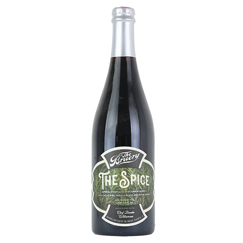 Bruery The Spice Imperial Stout Provisions With Chef Brooke by The Bruery, beer label
