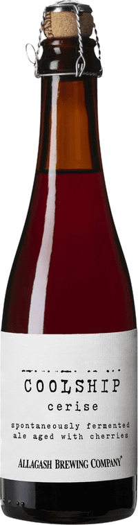Coolship Cerise by Allagash Brewing Company, beer label