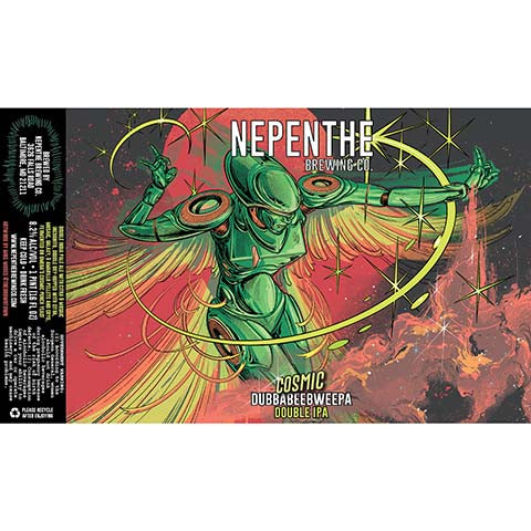 Nepenthe Cosmic Dubbabeebweepa DIPA by Nepenthe Brewing Co., beer label