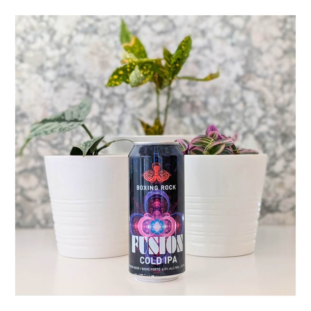 Fusion Cold IPA by Boxing Rock Brewing, beer label