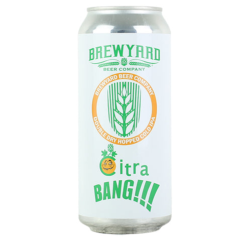Brewyard Citra Bang DDH Hazy Cold IPA by Brewyard Beer Company, beer label