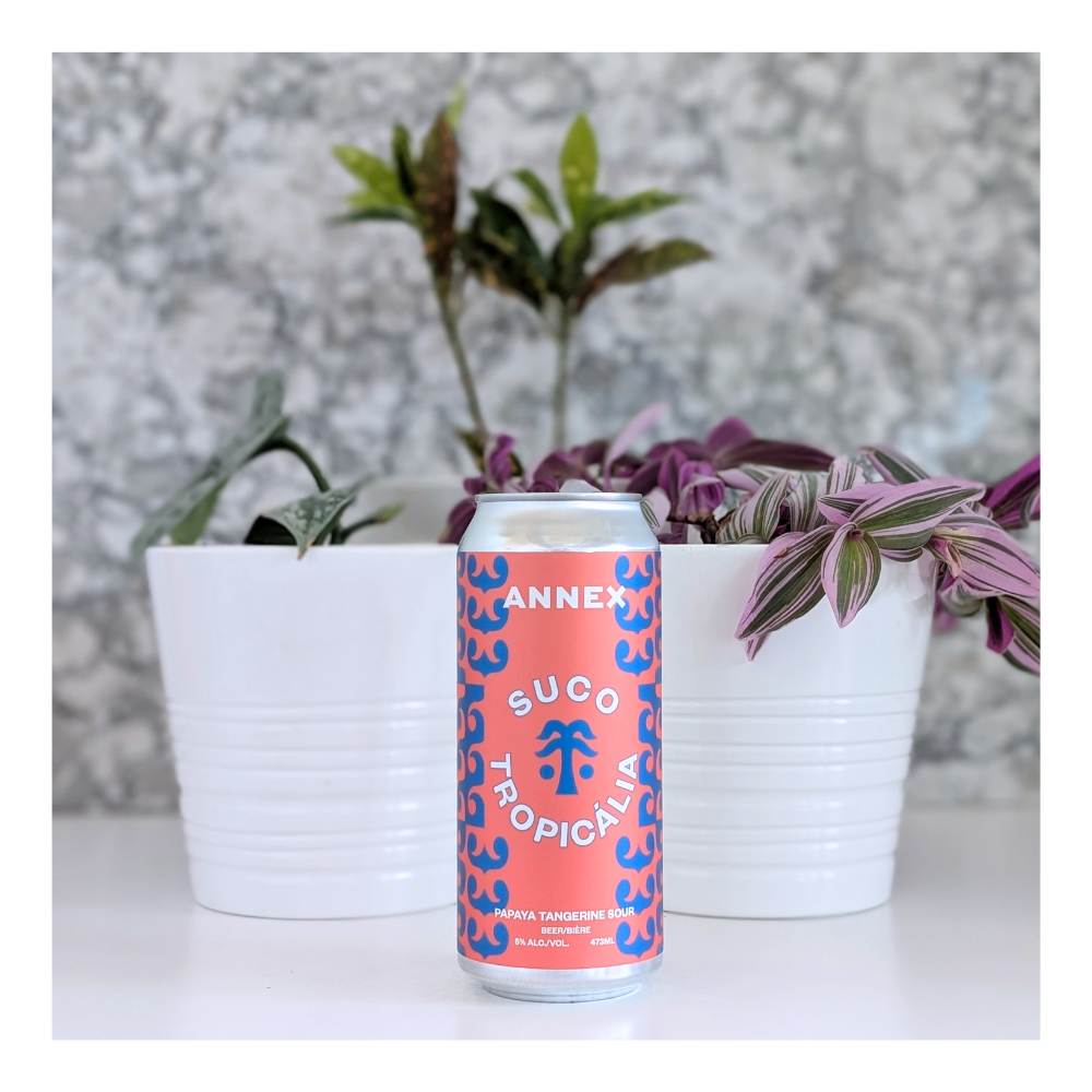 Suco Tropicalia Papaya Tangerine Sour by Annex Ale Project, beer label