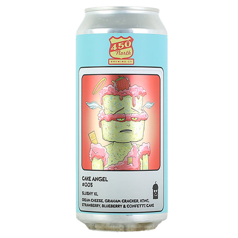 450 North Cake Angel Slushy XL Sour Ale by 450 North Brewing Company, beer label