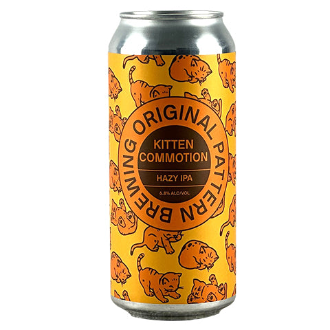 Original Pattern Kitten Commotion Hazy IPA by Original Pattern Brewing Company, beer label
