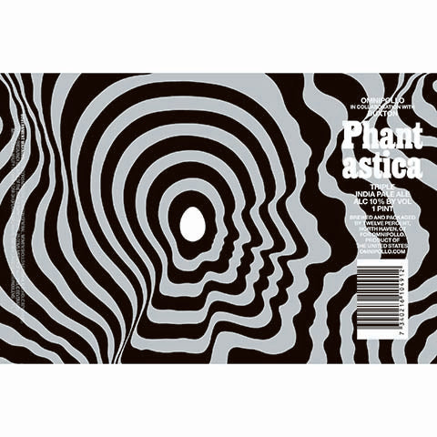 Omnipollo Phantastica TIPA by Omnipollo, beer label