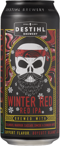 Winter Red IPA Destihl Brewery by Destihl Brewery, beer label