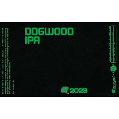 Perennial Dogwood IPA by Perennial Artisan Ales, beer label
