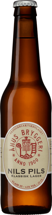 Åhus Nils Pils Klassisk by Åhus Brygg Fabrik, beer label