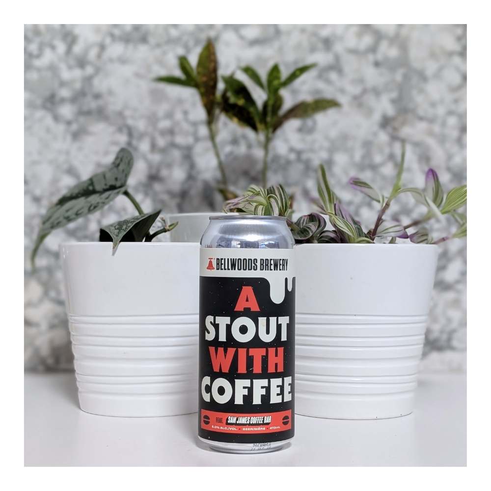 A Stout with Coffee by Bellwoods Brewery, beer label