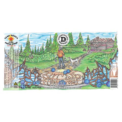 Disgruntled Pour Ol' Sap Blueberries Imperial Stout by Disgruntled Brewing, beer label