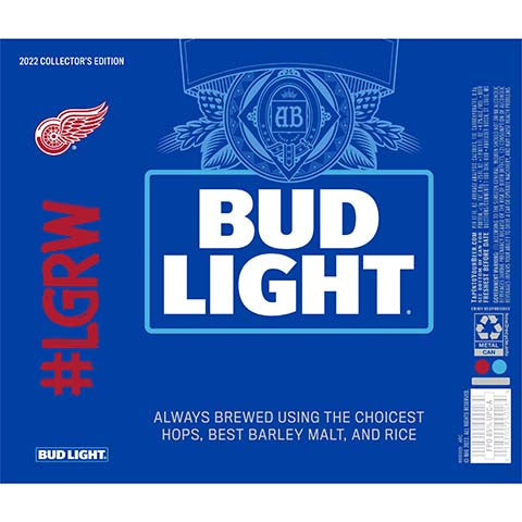 Bud Light #LGRW by Anheuser-Busch, beer label