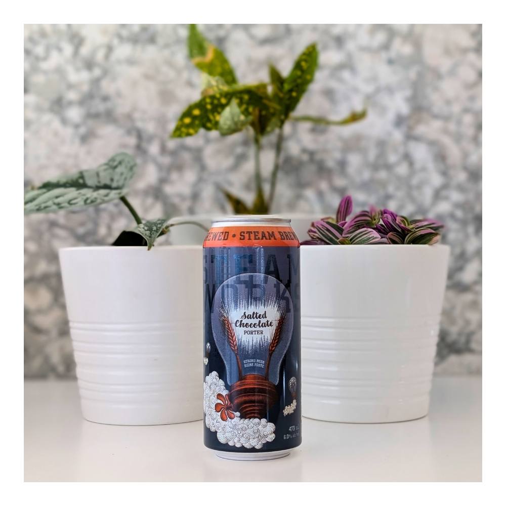 Salted Chocolate Porter by Steamworks Brewery - Brewpub, beer label
