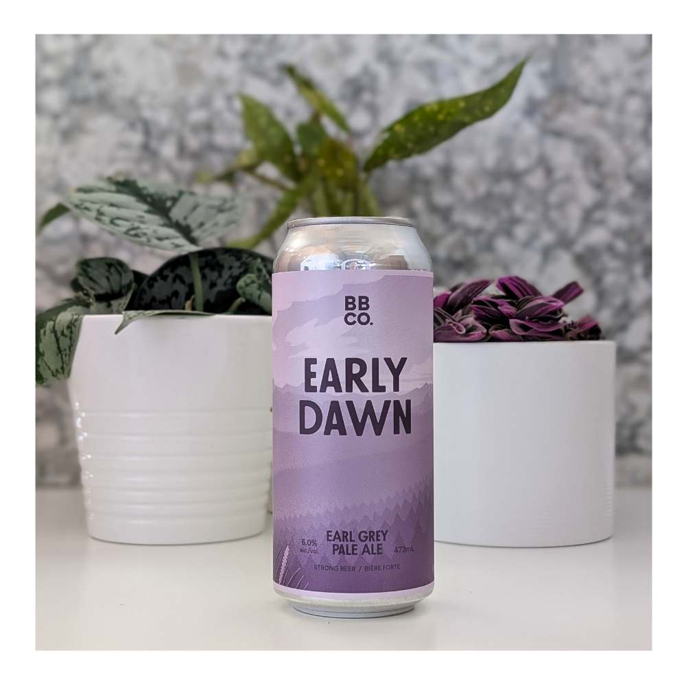 Early Dawn Earl Grey Pale Ale by Born Brewing Co., beer label