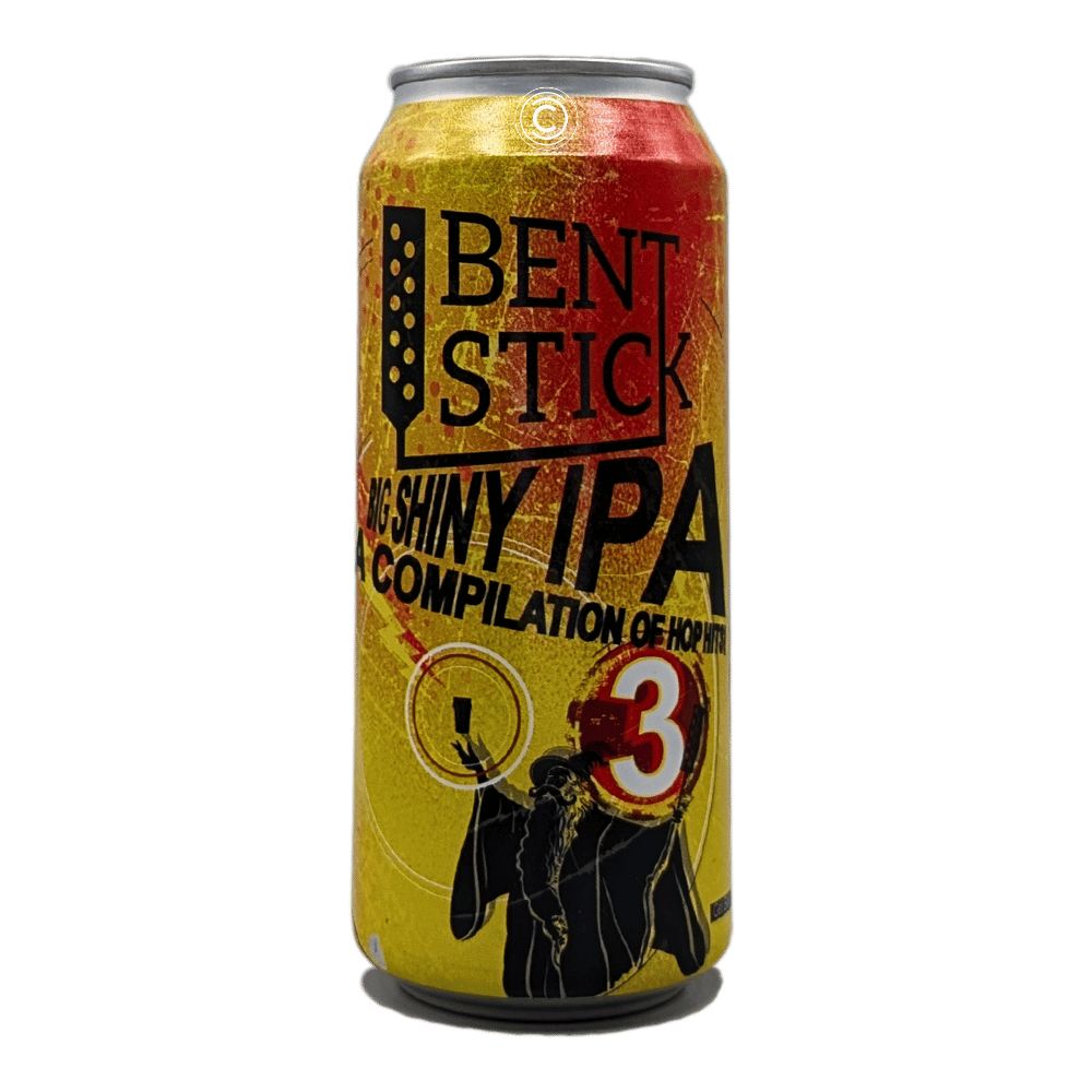 Big Shiny IPA Vol. 3 West Coast IPA by Bent Stick Brewing Co., beer label