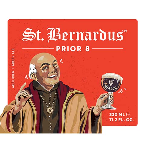 St. Bernardus Prior 8 Abbey Ale by St. Bernardus, beer label