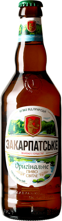 Zakarpatske by Persha Pryvatna Brovarnya, beer label